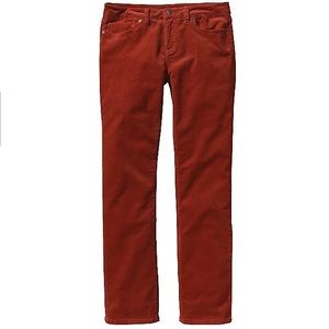 Patagonia straight leg red corduroy pants